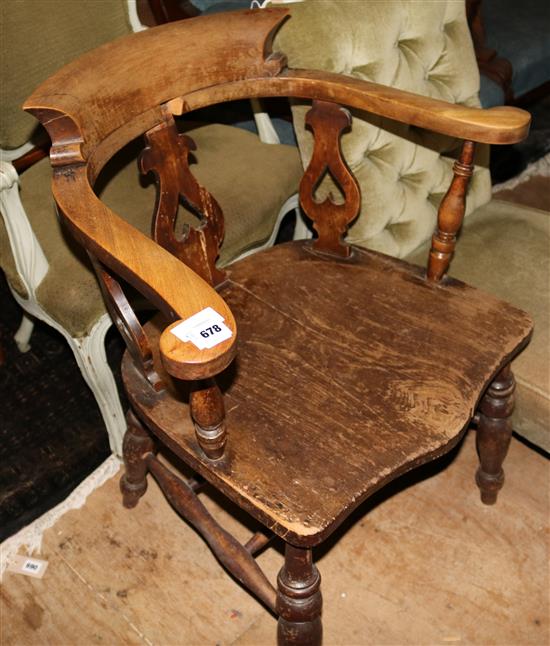 Victorian smokers chair